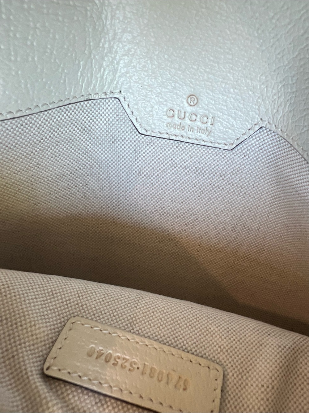 New GG Supreme Monogram Web Small Ophidia Belt Bag 95 38 Beige Ebony White - Picture 6 of 12